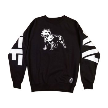 Amstaff Icon Crewneck Pulóver – Fekete