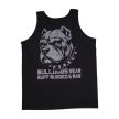 PitBull férfi atléta „Bulldogs Wear” grafikával – fekete streetwear ujjatlan felső