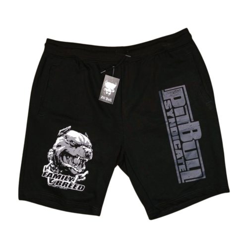 Pit Bull Family & Breed Fekete Rövidnadrág