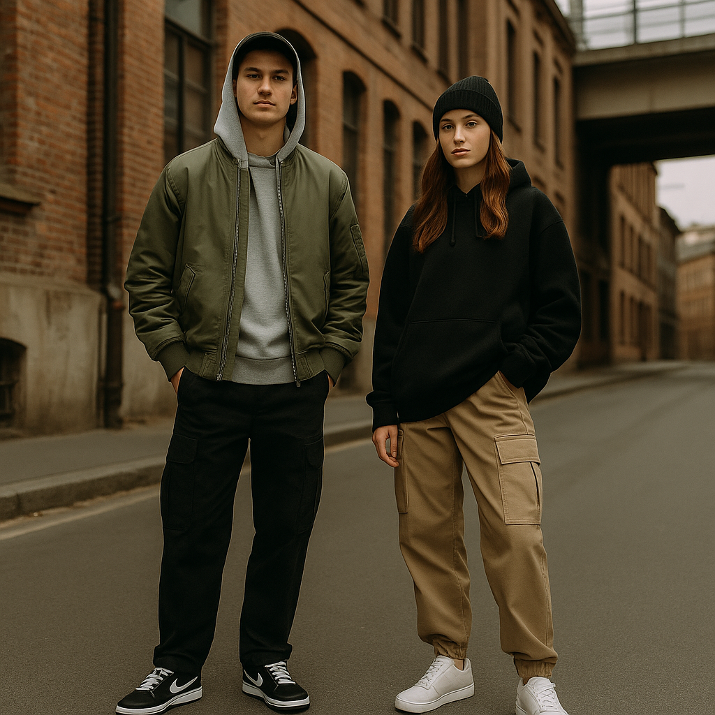 Így kombináld okosan a streetwear darabokat – 5 outfitötlet különböző alkalmakra